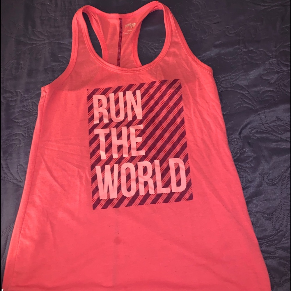 Pink active top